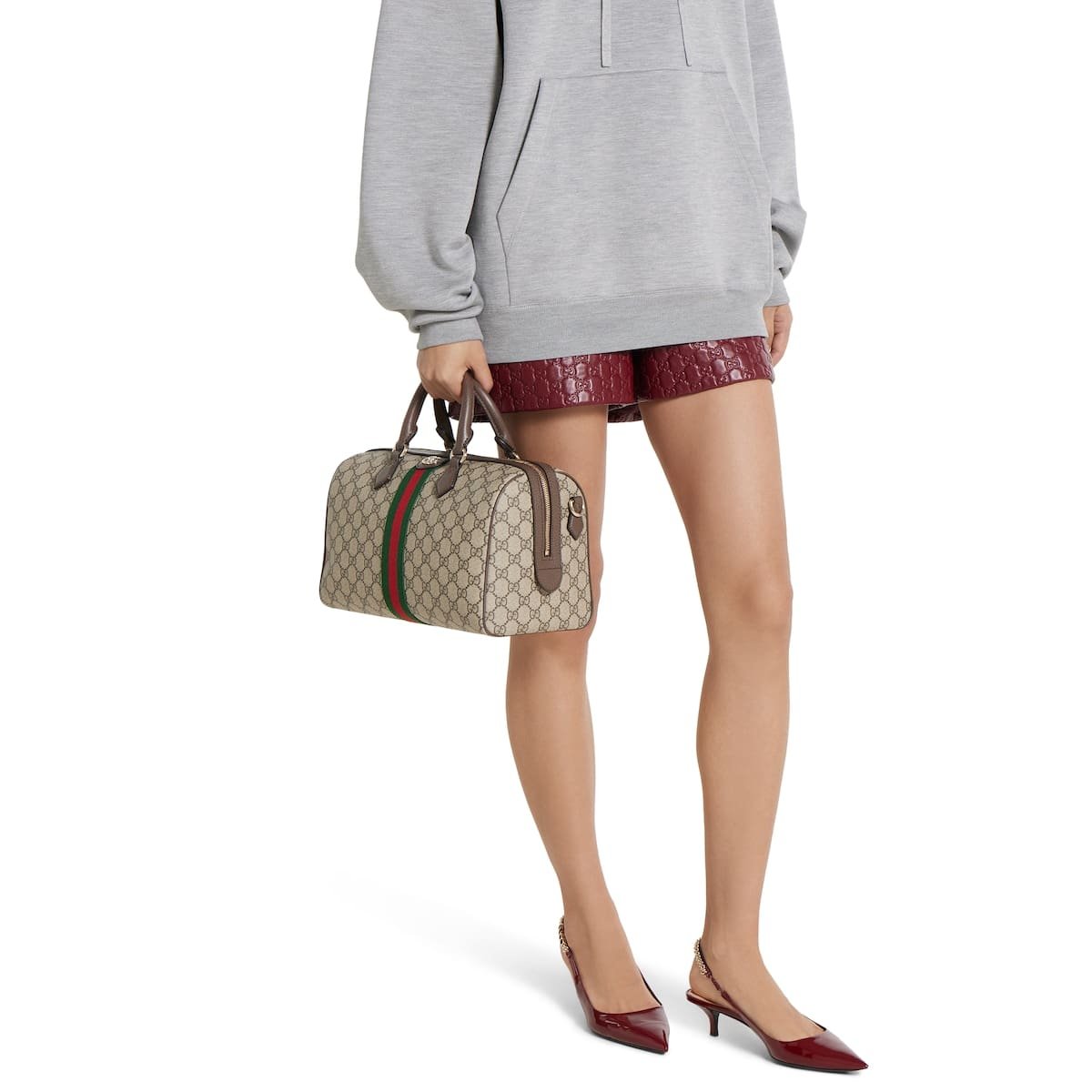 Gvc*1 Ophidia large boston bag