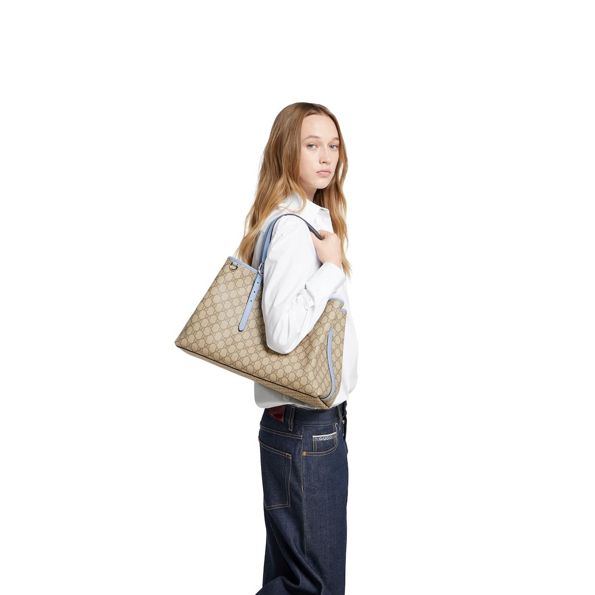 Gvc*1 Emblem large tote bag