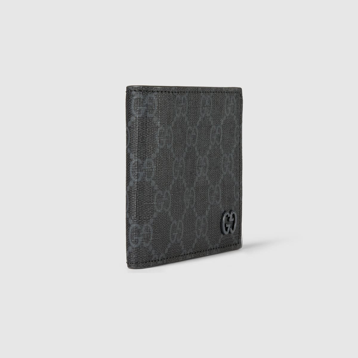 Gvc*1 Grey interior GG bi-fold wallet