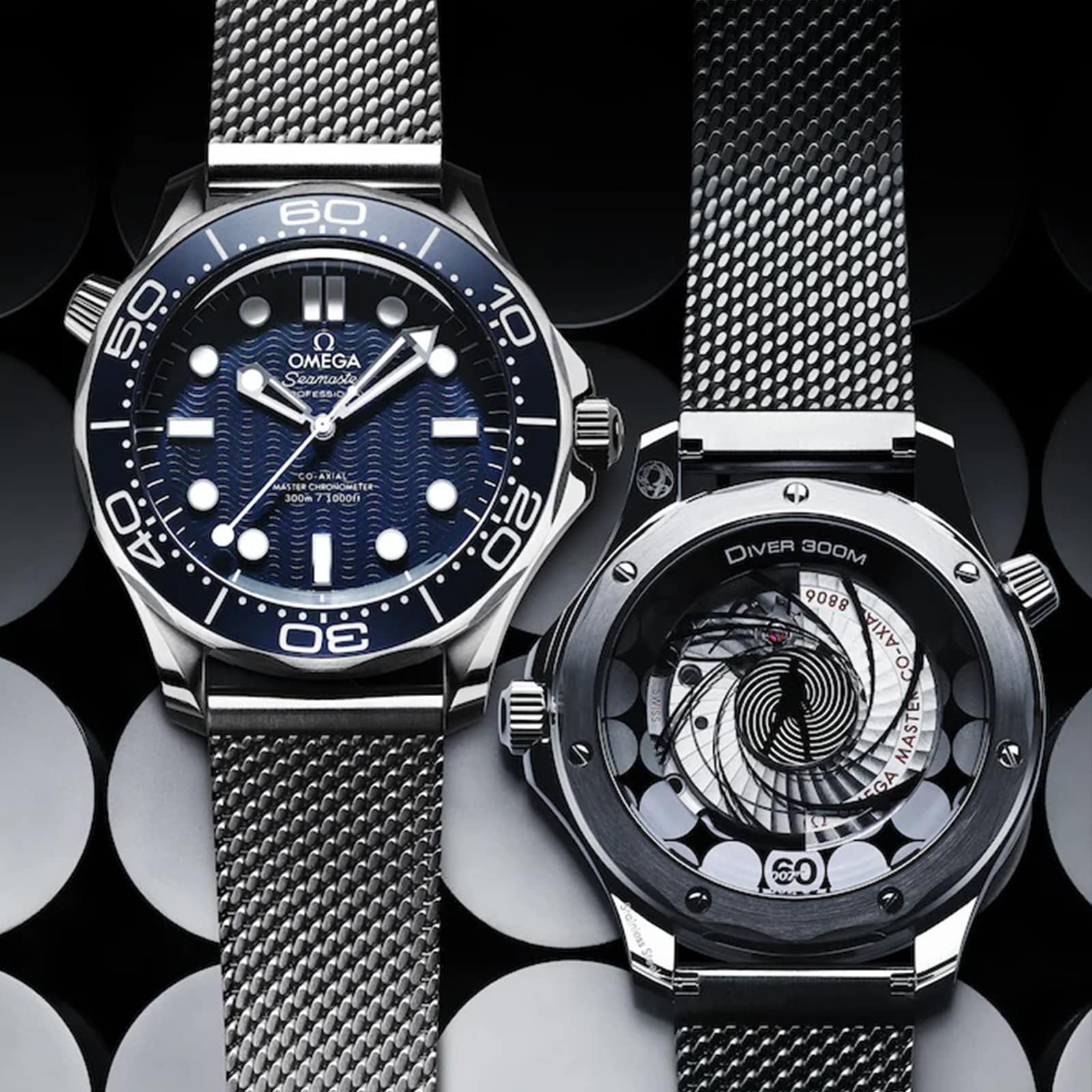 0me*ga Seamaster Diver 300M James Bond 007 60th Anniversary