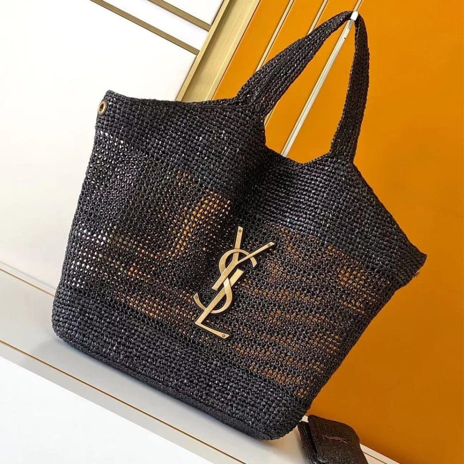 Sa1nt Lau*nt ICARE IN RAFFIA