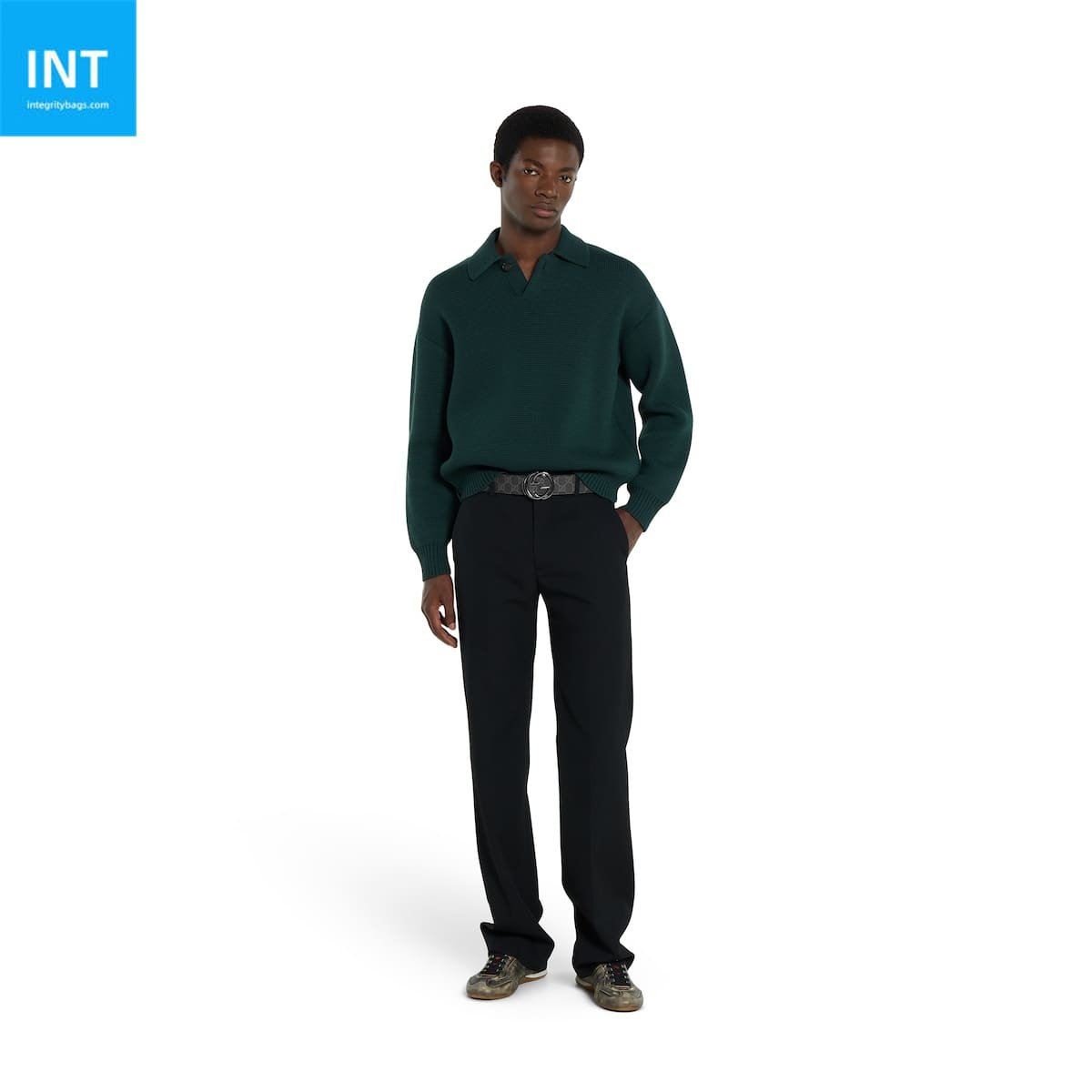 Gvc*1 Reversible belt with Interlocking G buckle
