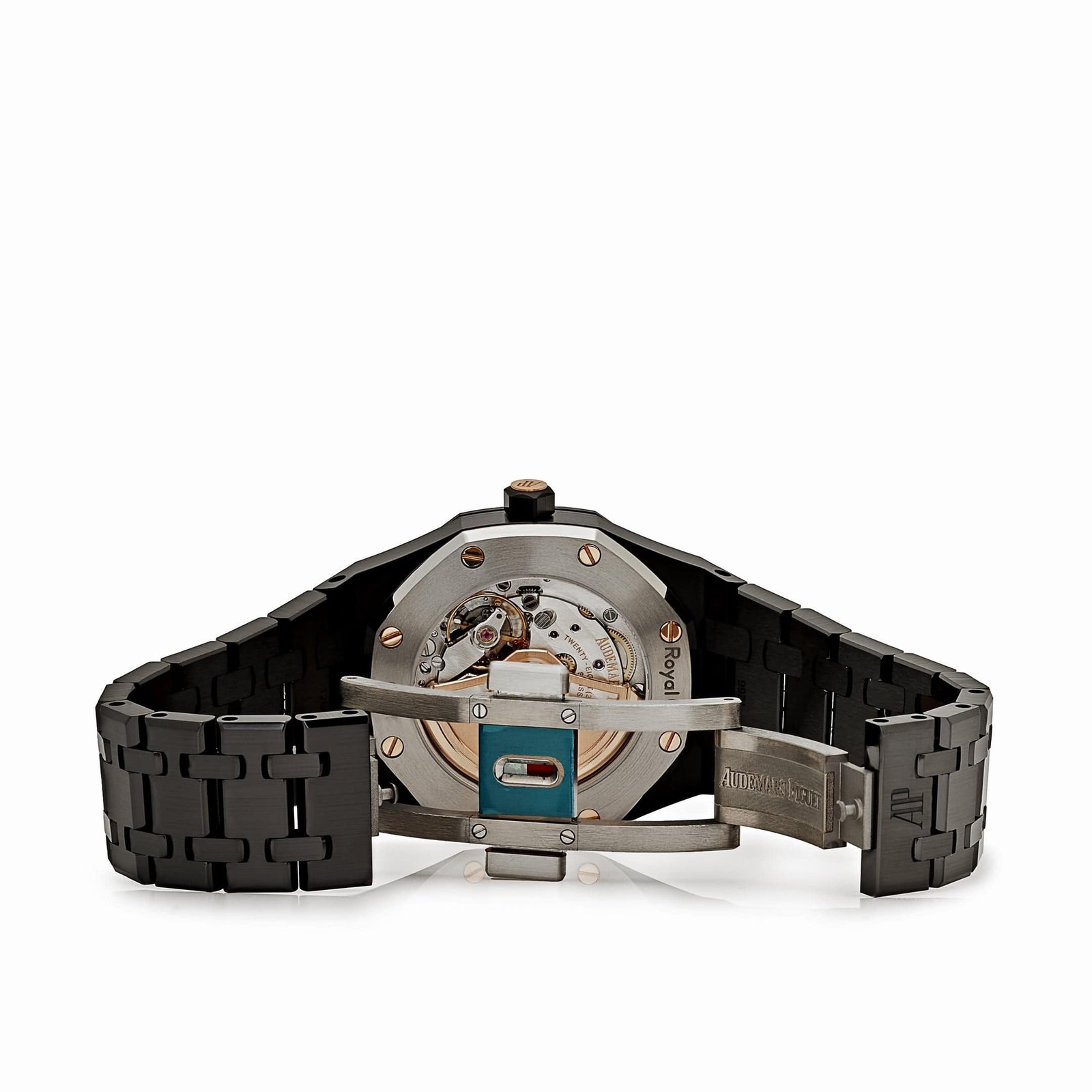 Audemars P1g*et Royal Oak Selfwinding 77350CE.OO.1266CE.01 ‘Ladies’ Black Ceramic Black Dial