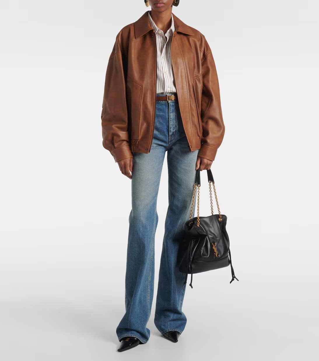 Sa1nt Lau*nt JAMIE SHOPPING BAG in lambskin