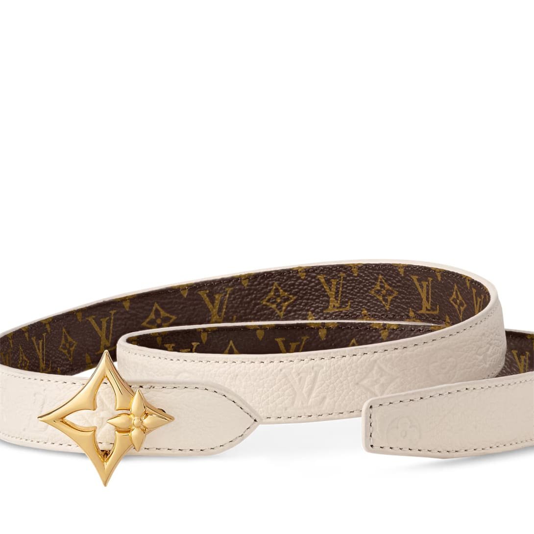 L0vis Vvtt0n M4195V LV Flowergram 20mm Reversible Belt