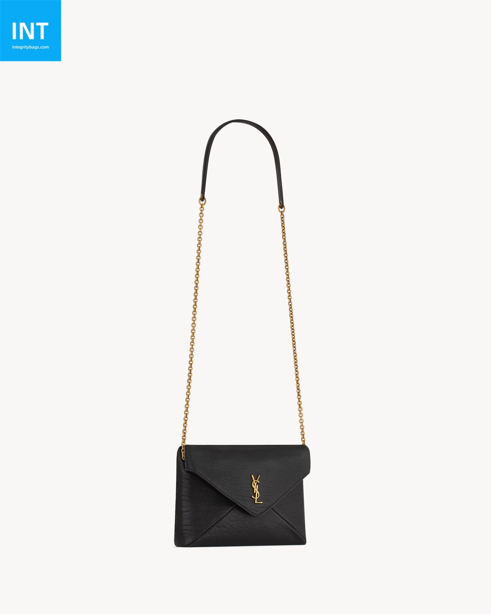 Sa1nt Lau*nt CASSANDRE chain pouch in lambskin
