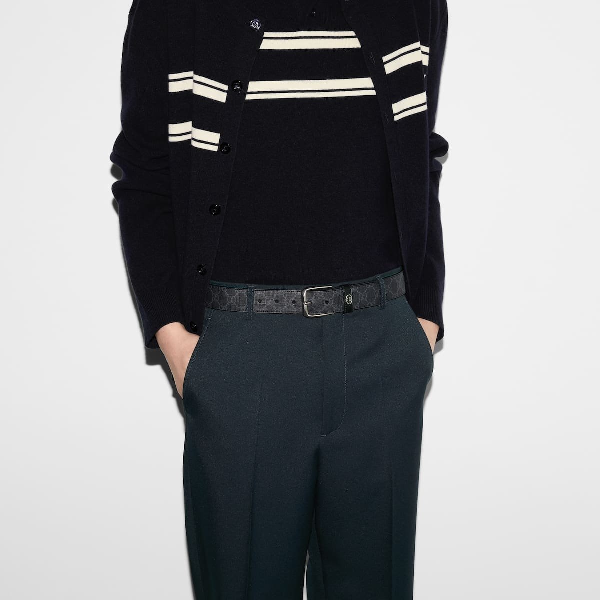 Gvc*1 Belt with Interlocking G detail