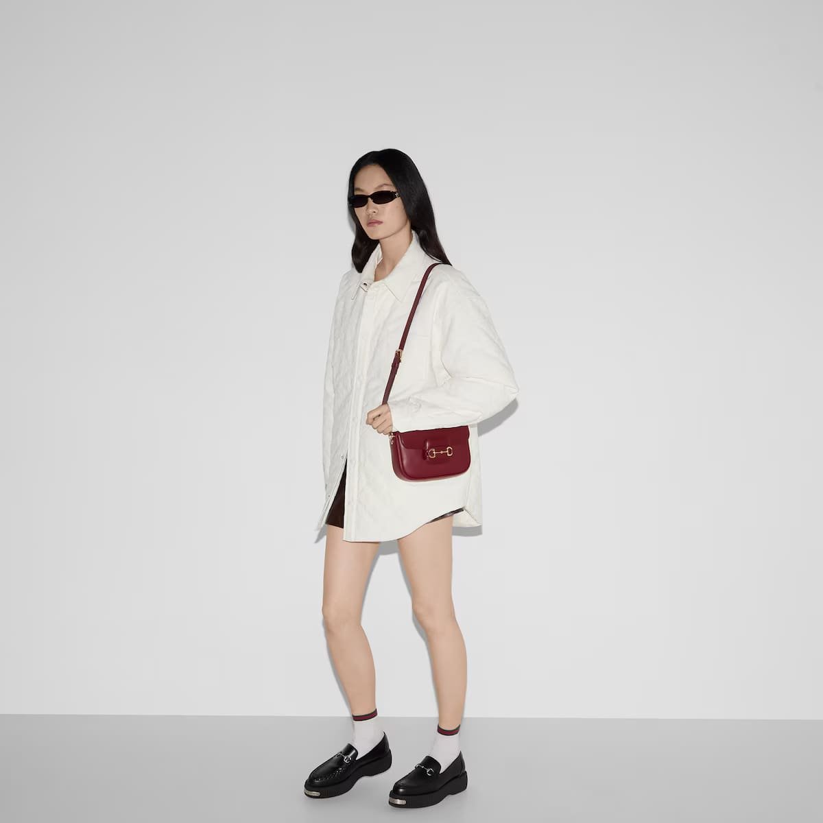 Gvc*1 Horsebit 1955 Soft mini shoulder bag