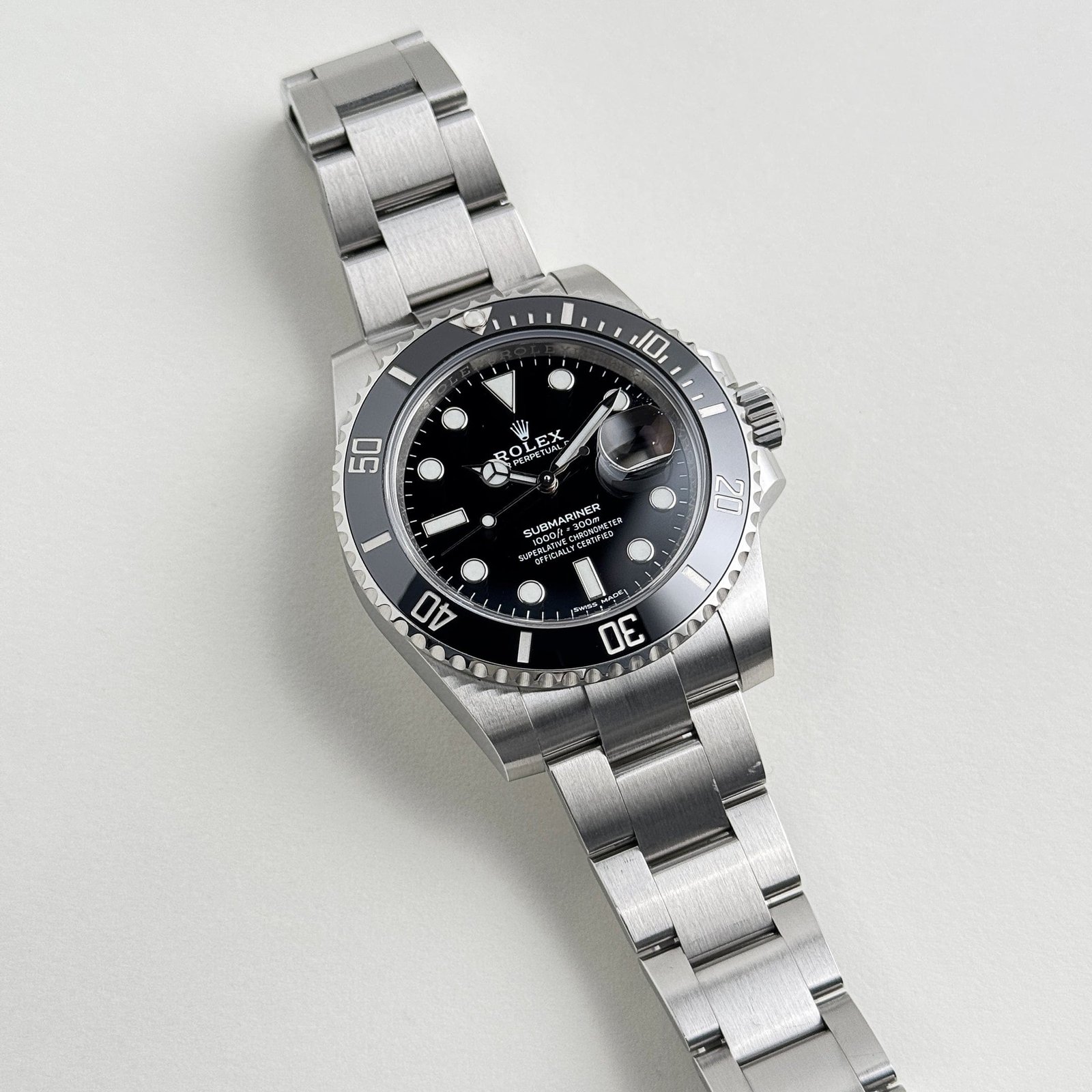 R01ex Submariner Date 116610LN Stainless Steel Black Dial