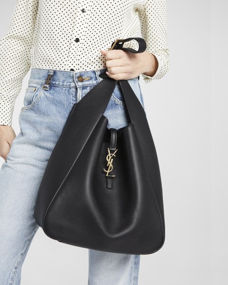 Sa1nt Lau*nt LE 5 À 7 S*pPLE SMALL IN GRAINED LEATHER