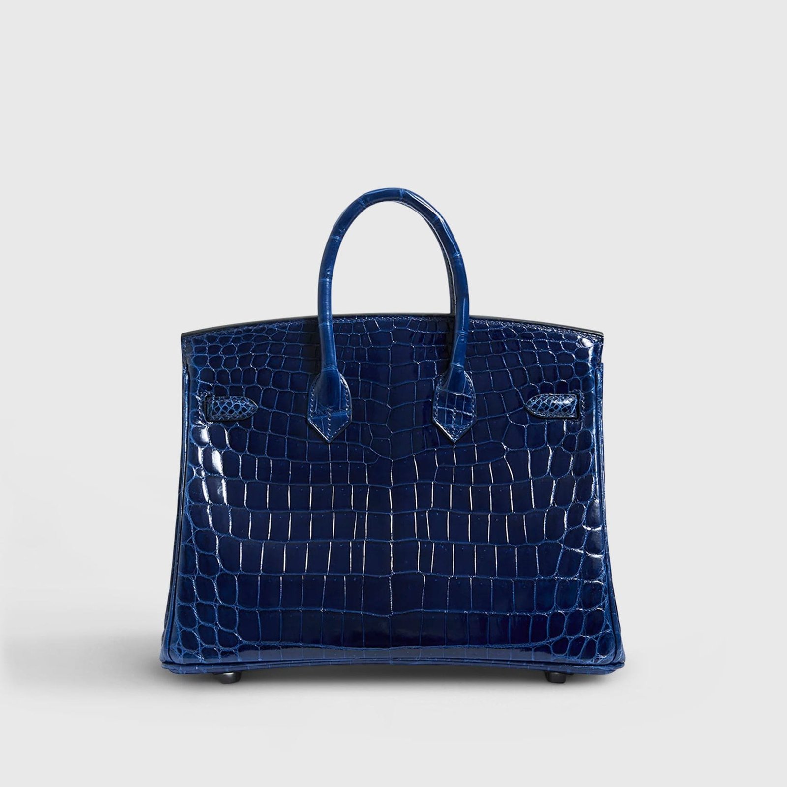 H**me5 Birkin 25 Shiny Nilo Blue Sapphire Palladium Hardware
