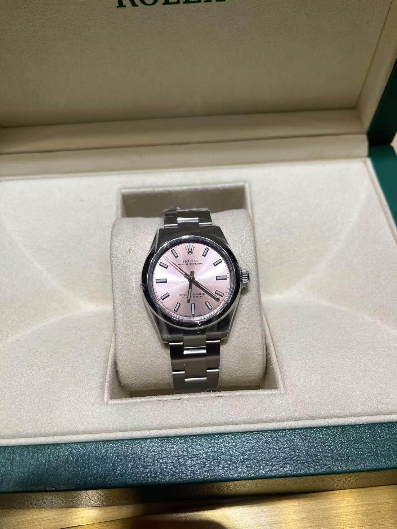 R01ex Lady-Datejust Pink Roman, Steel, 279160