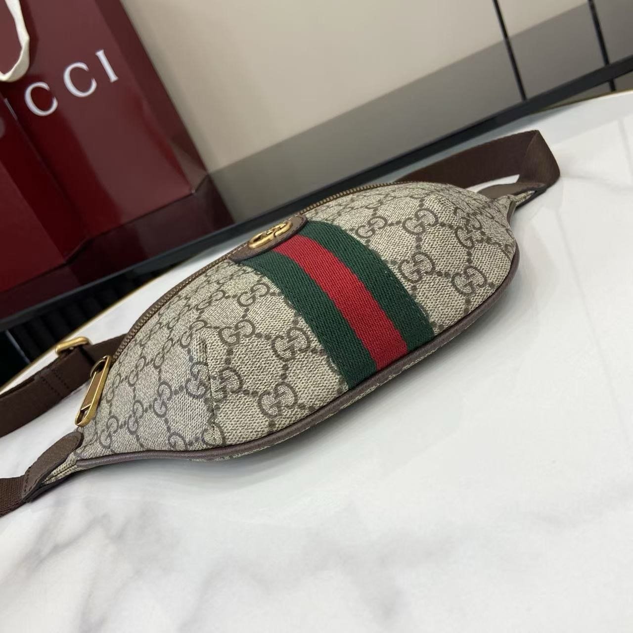 Gvc*1 Ophidia small belt bag