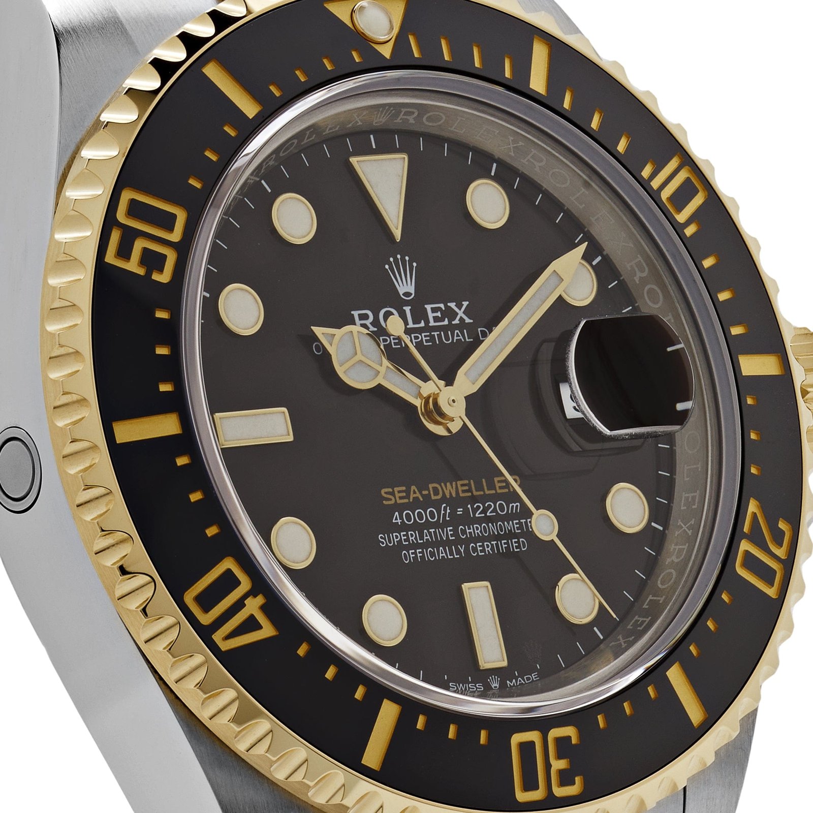 R01ex Sea-Dweller 126603 Stainless Steel Yellow Gold Black Dial (2019)
