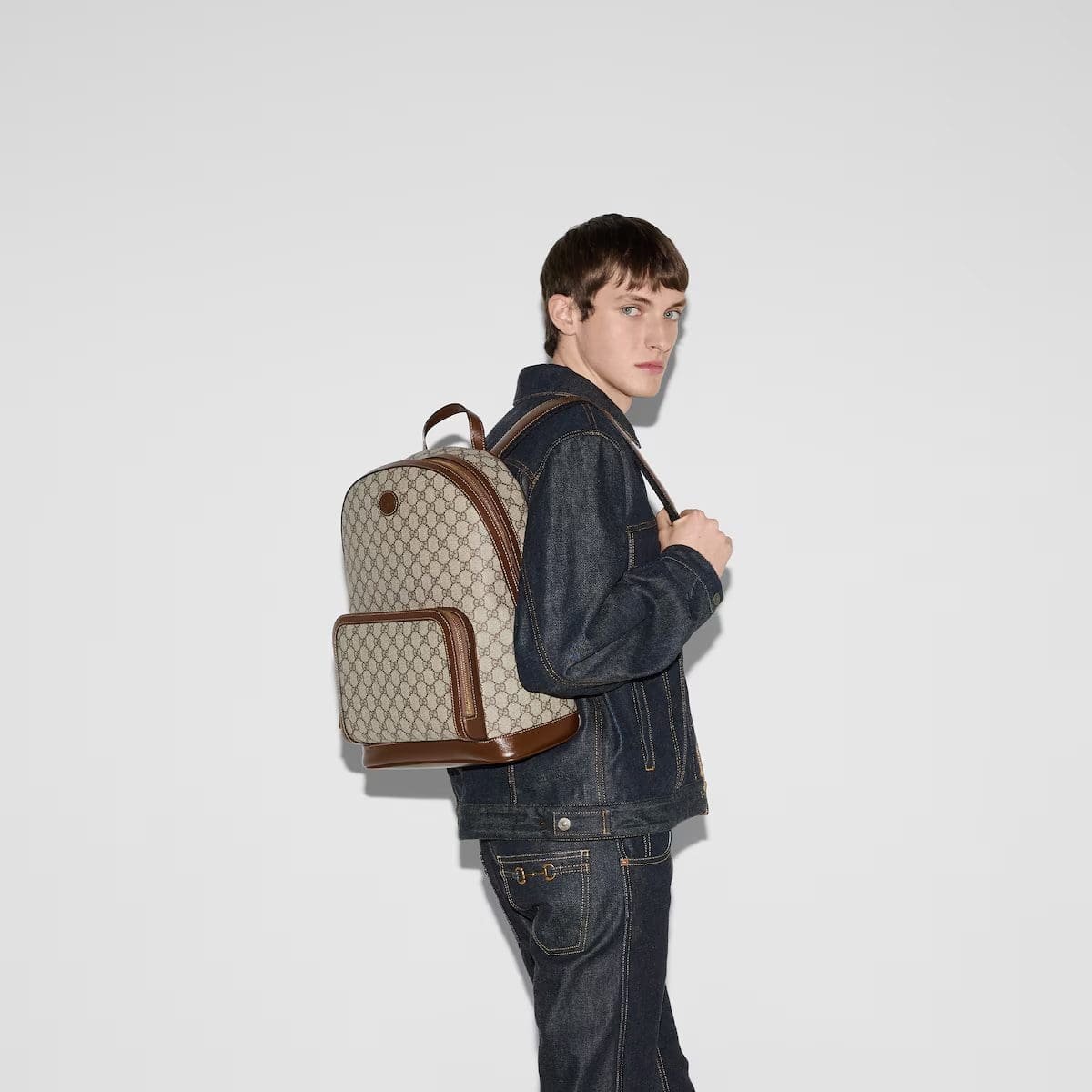 Gvc*1 MEDIUM BACKPACK WITH INTERLOCKING G