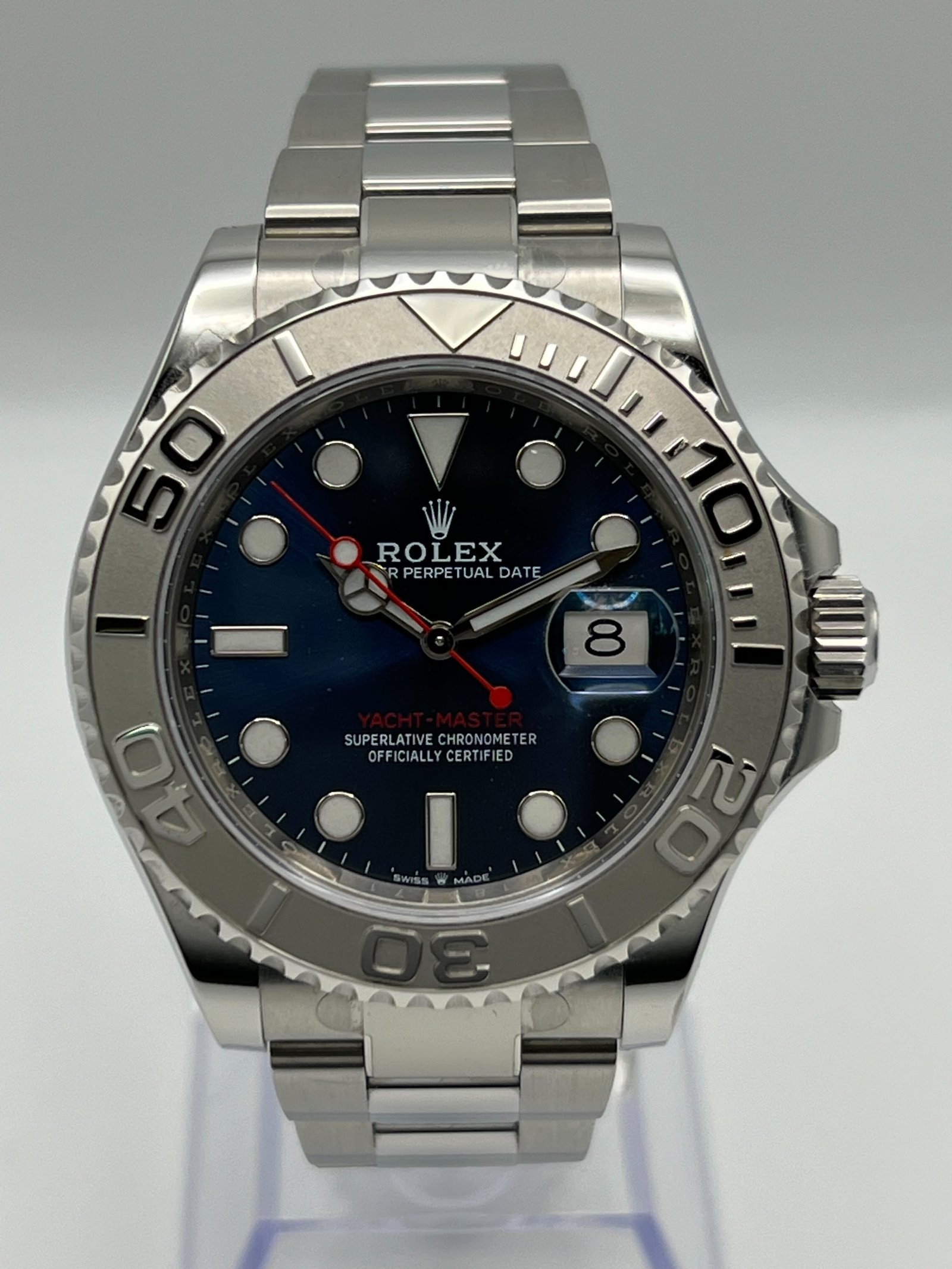 R01ex Yacht-Master 40 126622 Stainless Steel Blue Dial (2019)