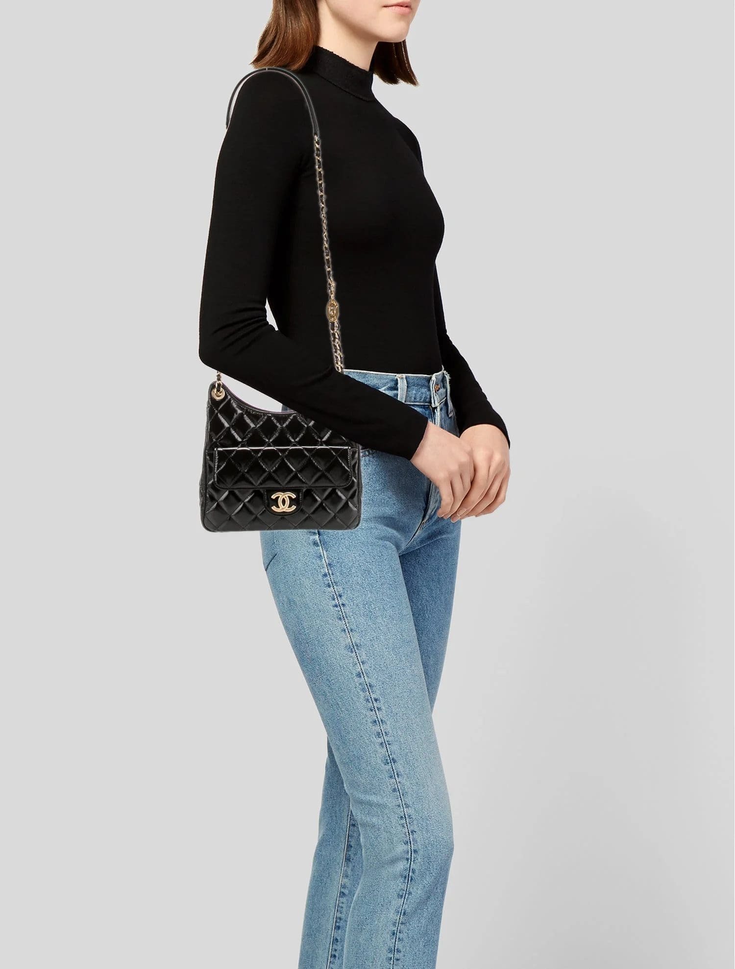 Ch**el new gold coin bag