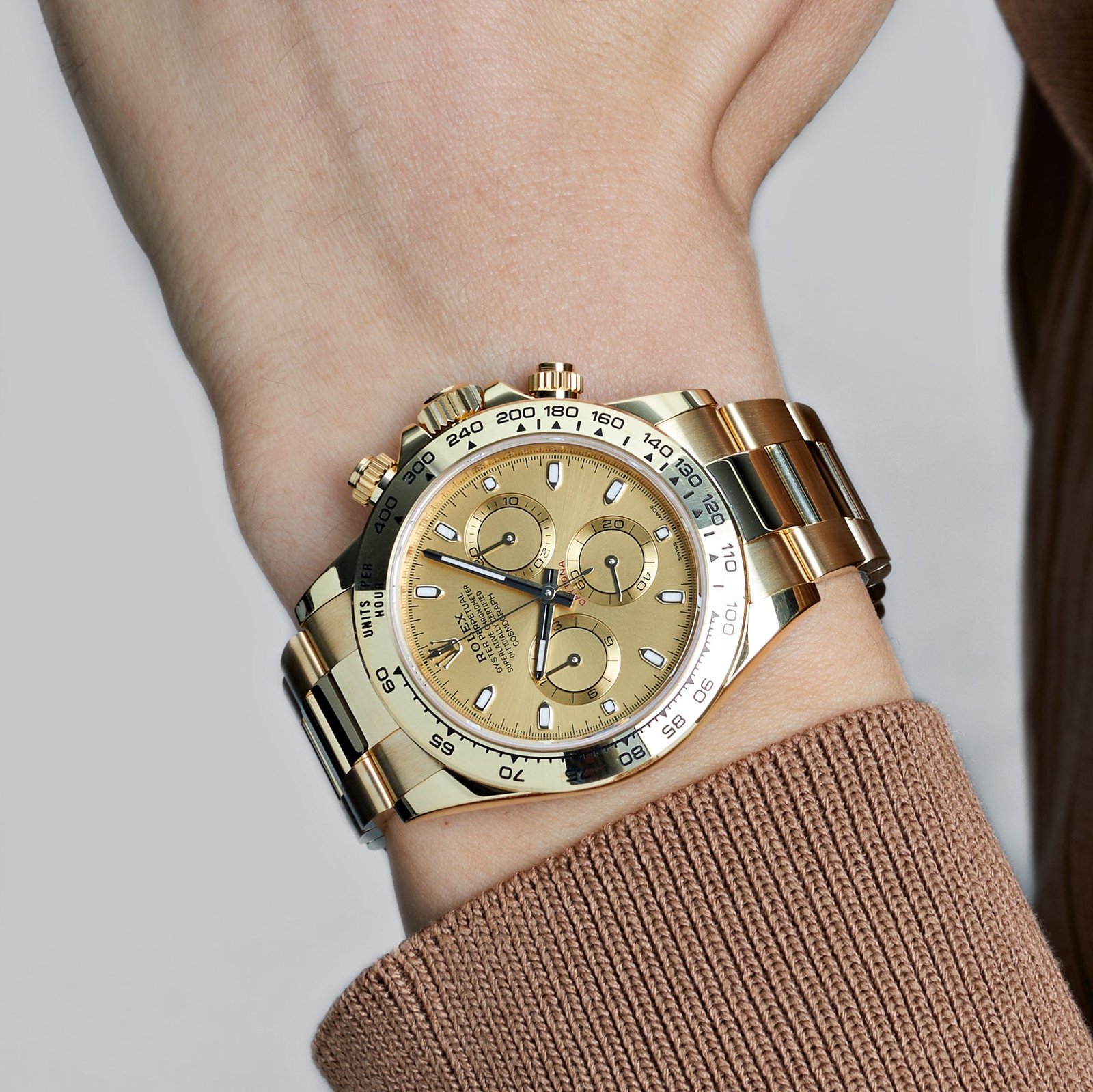 R01ex Daytona 116508 Yellow Gold Champagne Dial (2022)