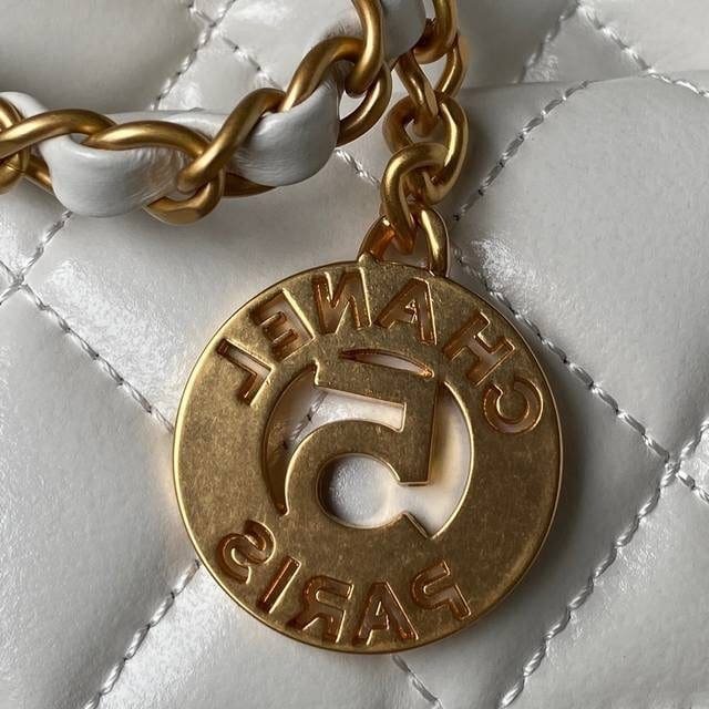 Ch**el new gold coin bag