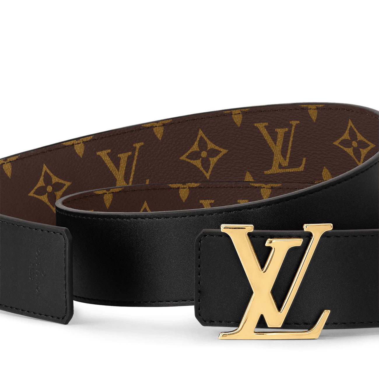 L0vis Vvtt0n M0566Q LV Initiales 40mm Reversible Belt