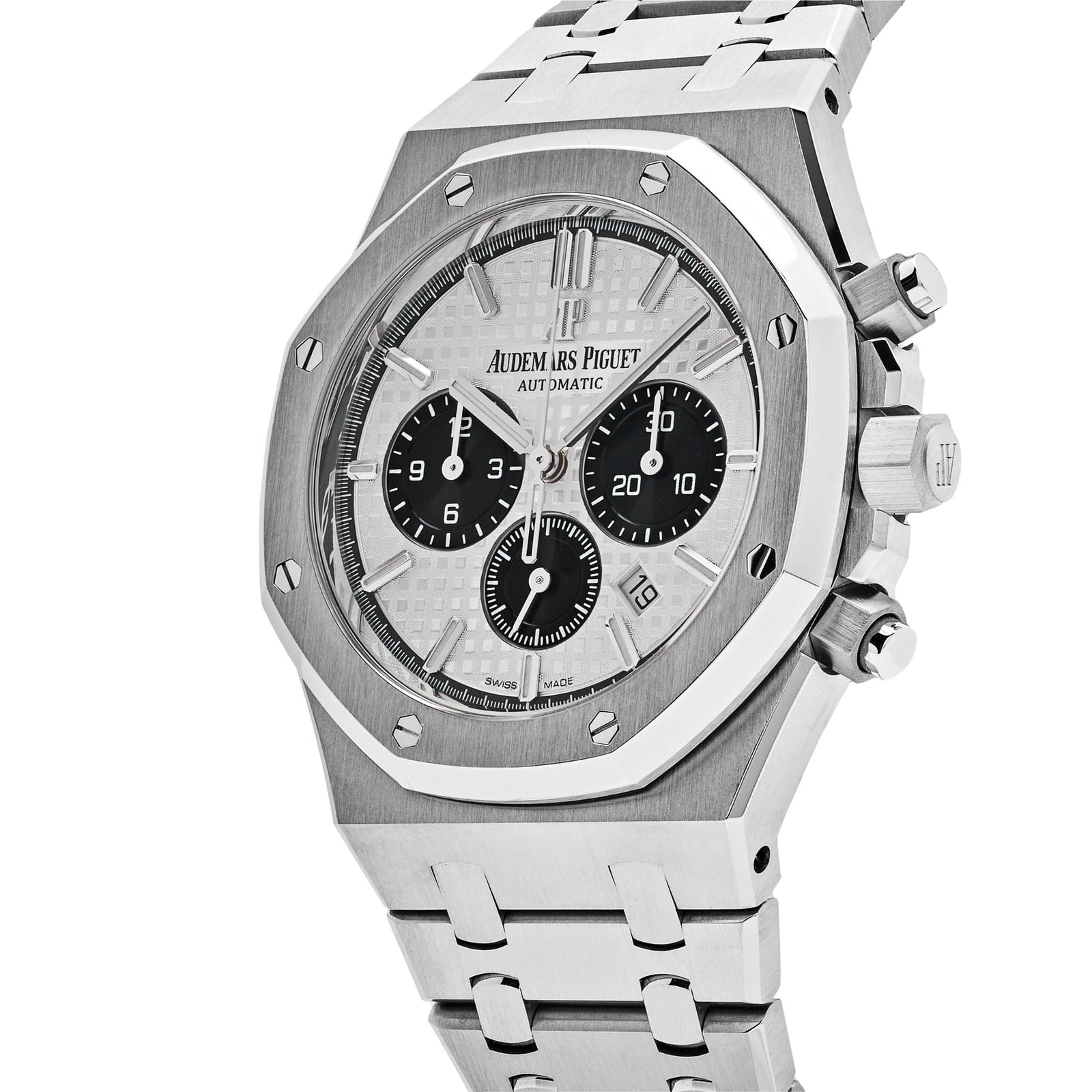 Audemars P1g*et Royal Oak 26331ST.OO.1220ST.03 Selfwinding Chronograph Stainless Steel White Dial