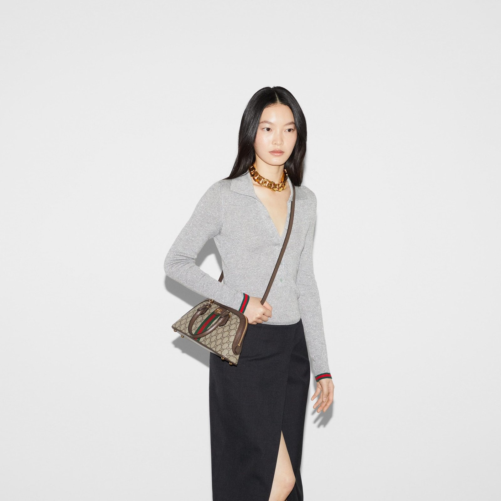 Gvc*1 OPHIDIA SMALL TOP HANDLE BAG