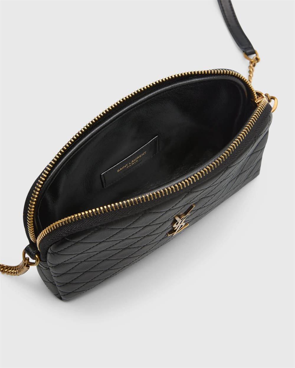 Sa1nt Lau*nt Gaby Mini Y51 Crossbody Bag in Quilted Leather