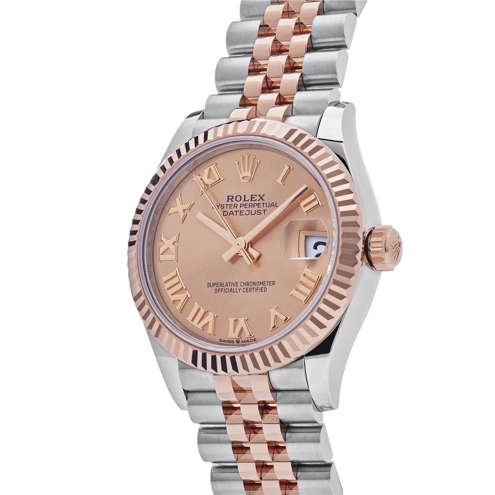 R01ex Datejust 31 278271 ‘Ladies’ Rose Gold Stainless Steel Roman Pink Dial Jubilee (2025)