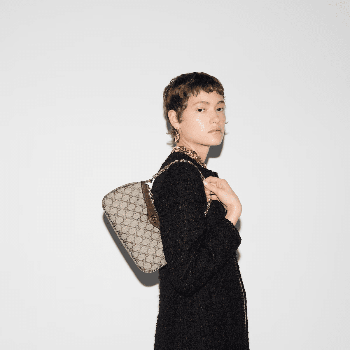 Gvc*1 Ophidia small shoulder bag