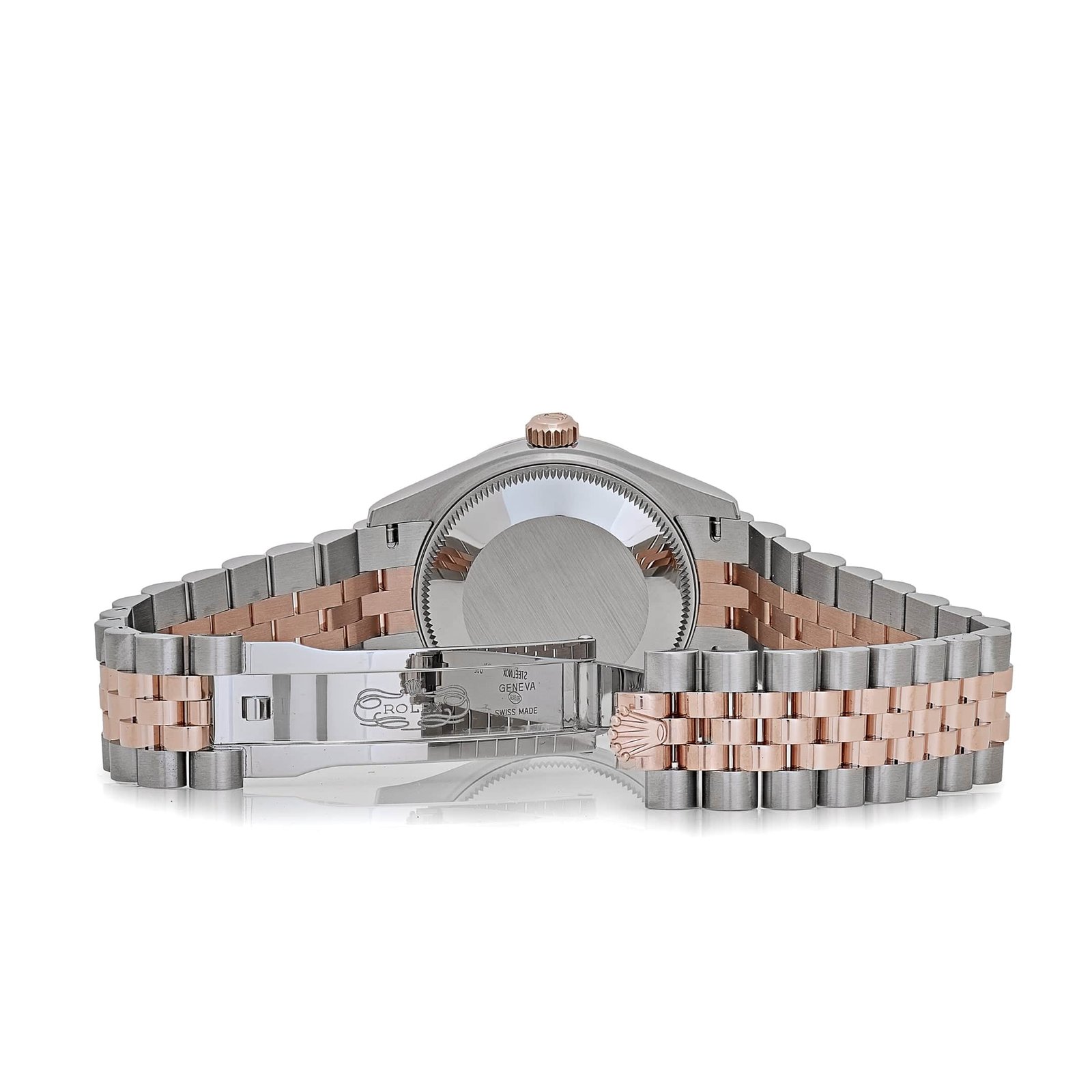 R01ex Datejust 31 278271 ‘Ladies’ Stainless Steel Rose Gold Slate Dial (2025)