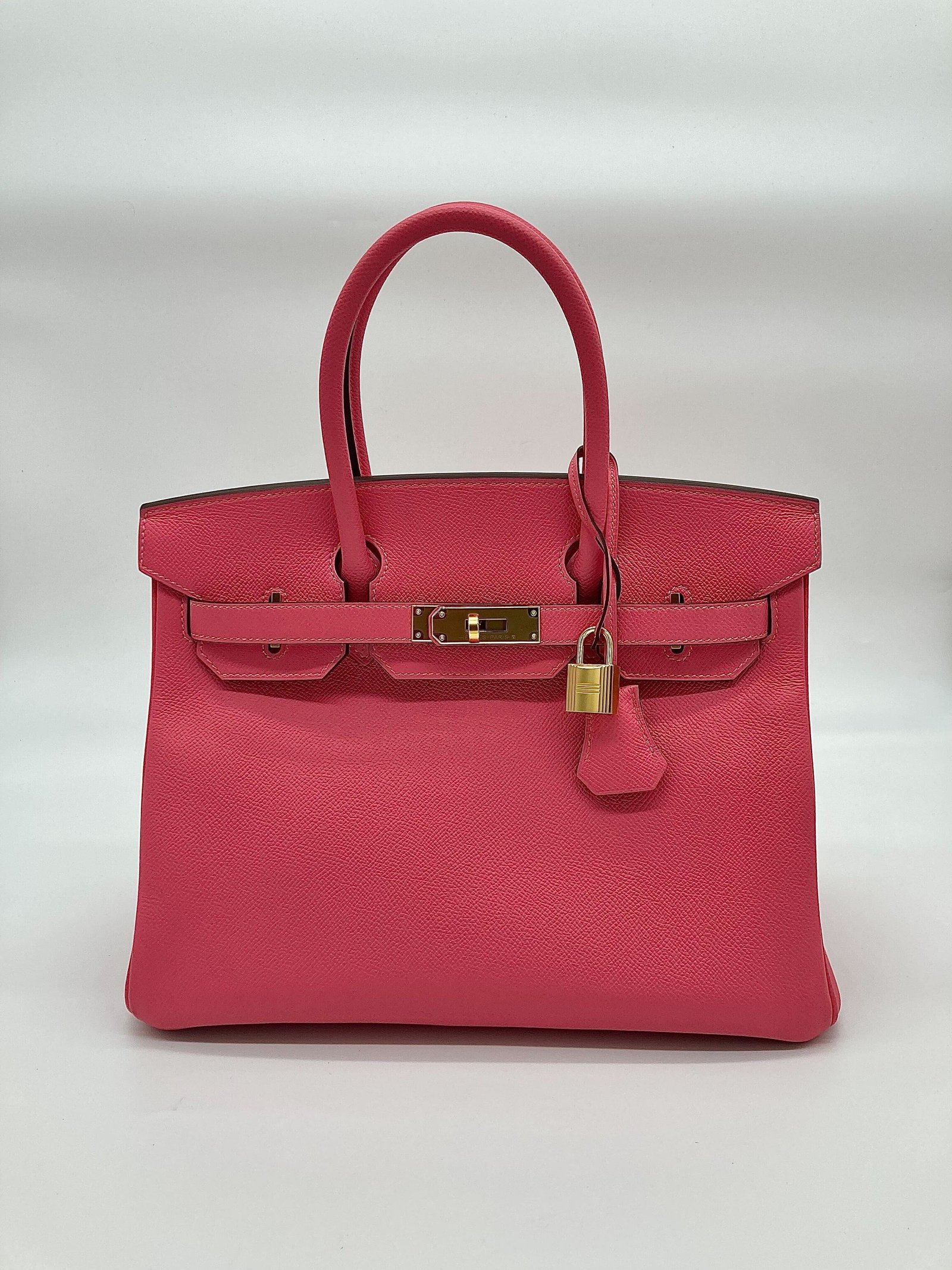H**me5 Rose Azalee Birkin 30 Epsom Gold Hardware
