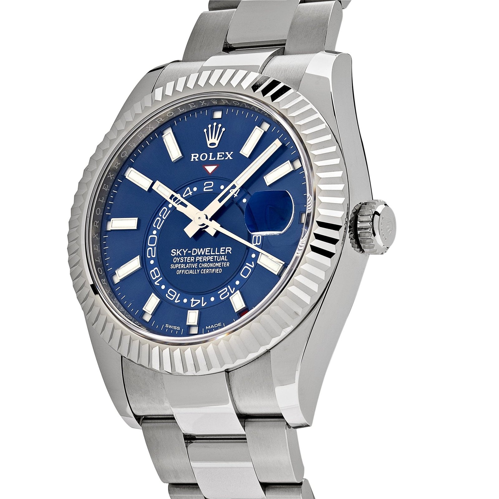 R01ex Sky-Dweller 326934 Stainless Steel Blue Dial (2020)