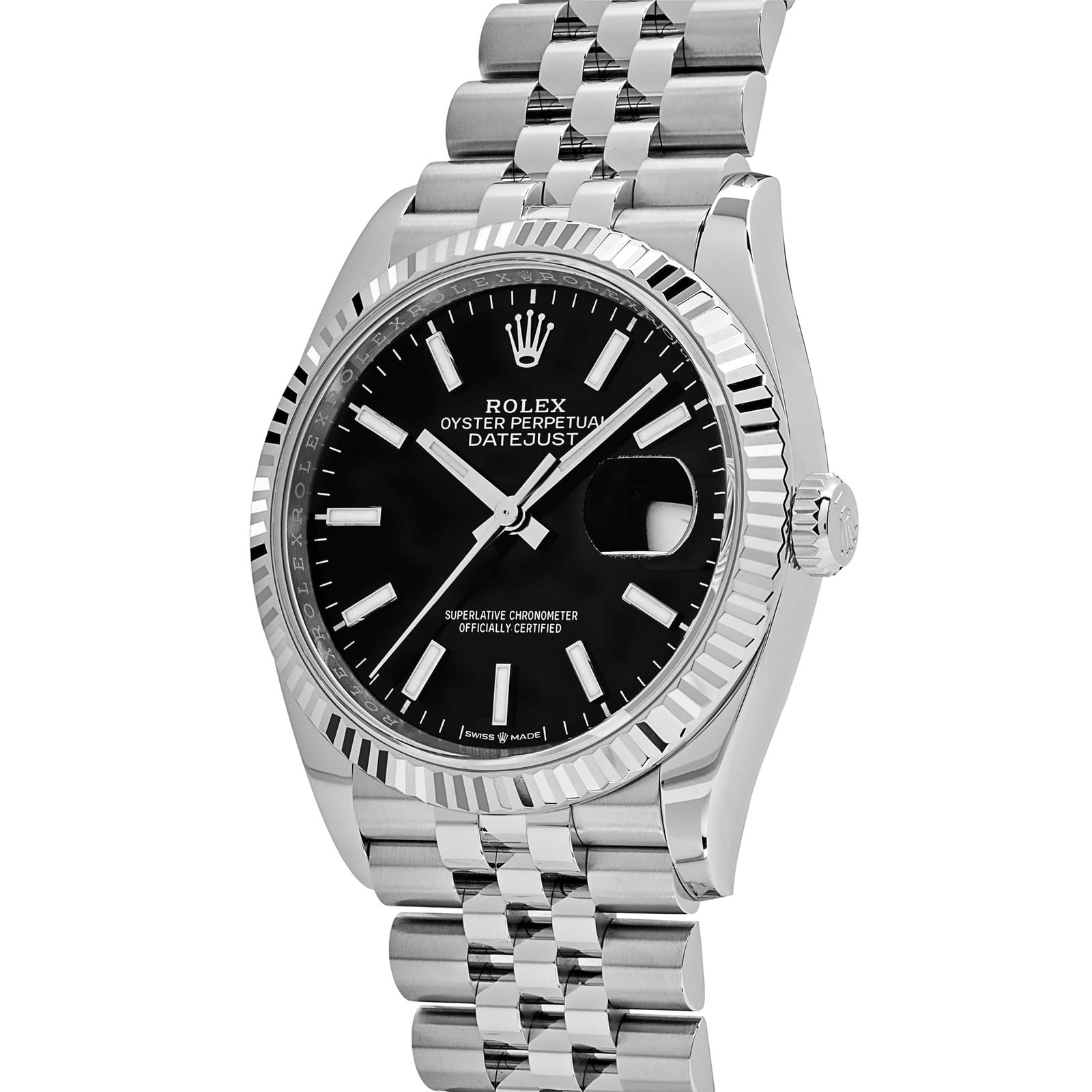 R01ex Datejust 36 126234 Stainless Steel Black Dial Jubilee (2024)
