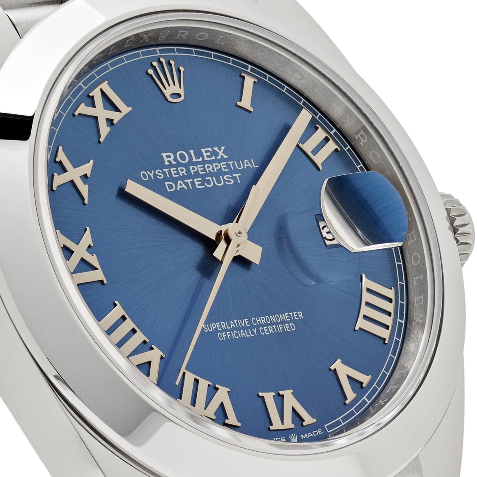 R01ex Datejust 41 126300 Stainless Steel Blue Roman Dial Jubilee (2025)