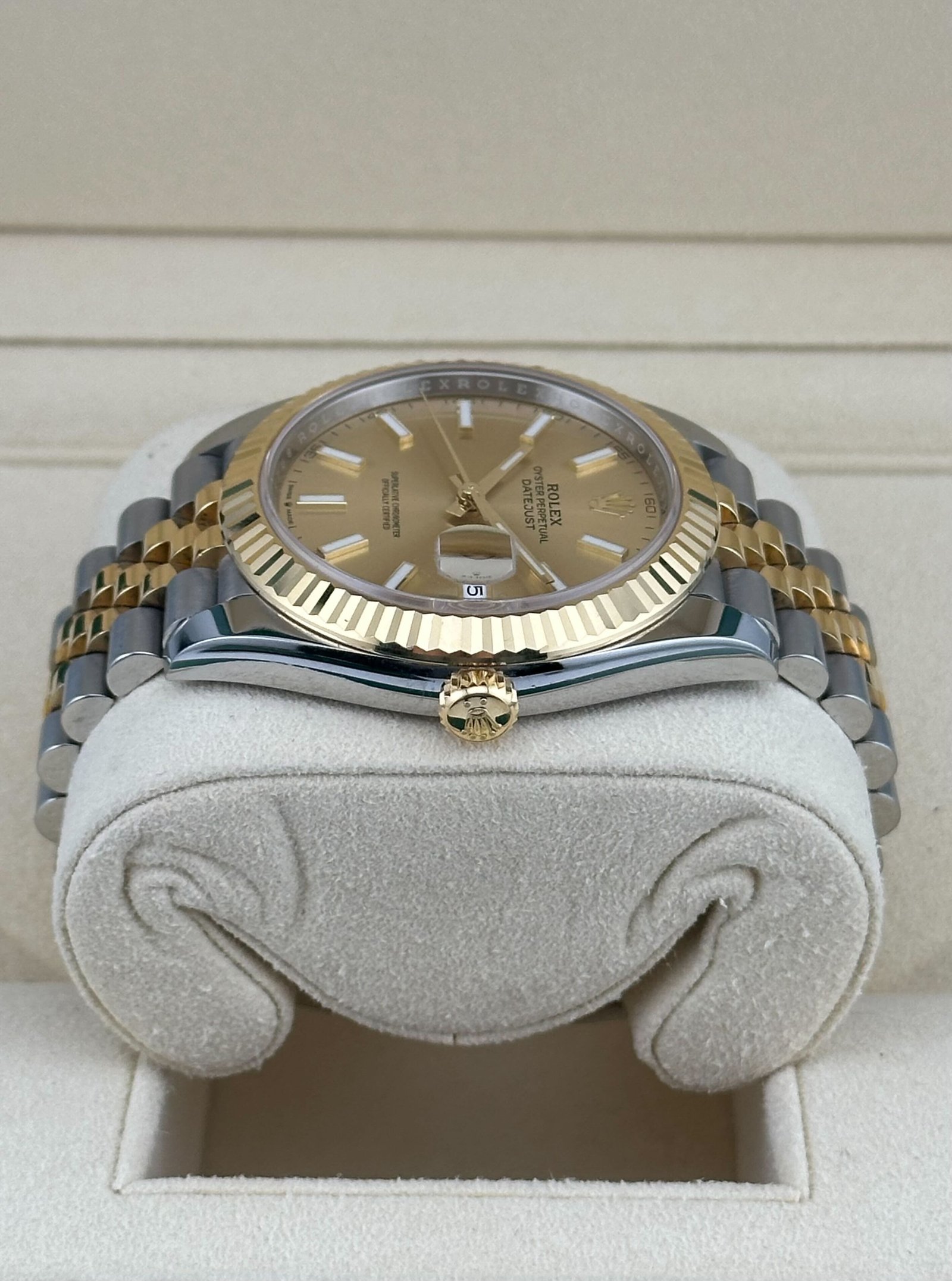 R01ex Datejust 41 126333 Yellow Gold Stainless Steel Champagne Dial Jubilee (2022)