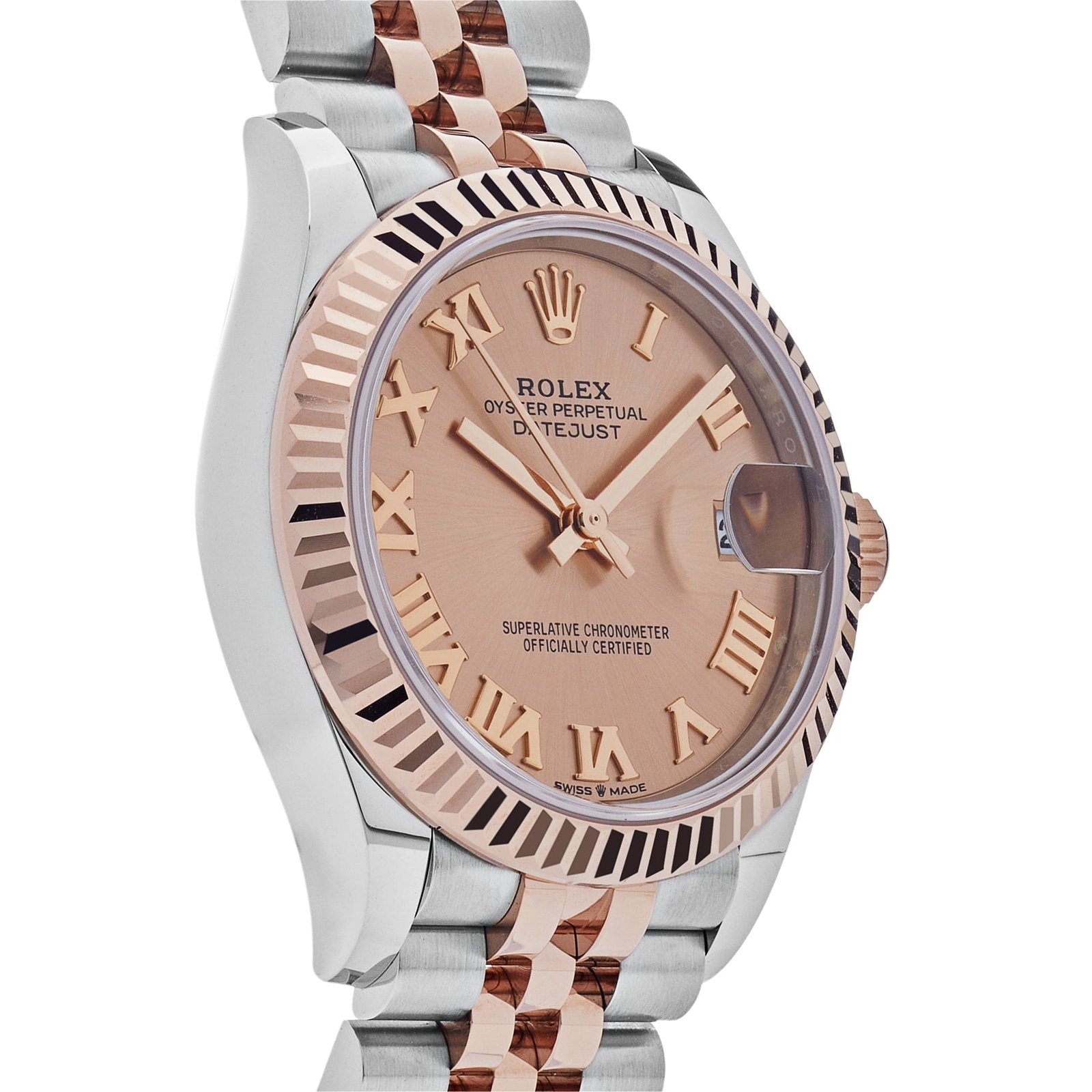 R01ex Datejust 31 278271 ‘Ladies’ Rose Gold Stainless Steel Roman Pink Dial Jubilee (2025)