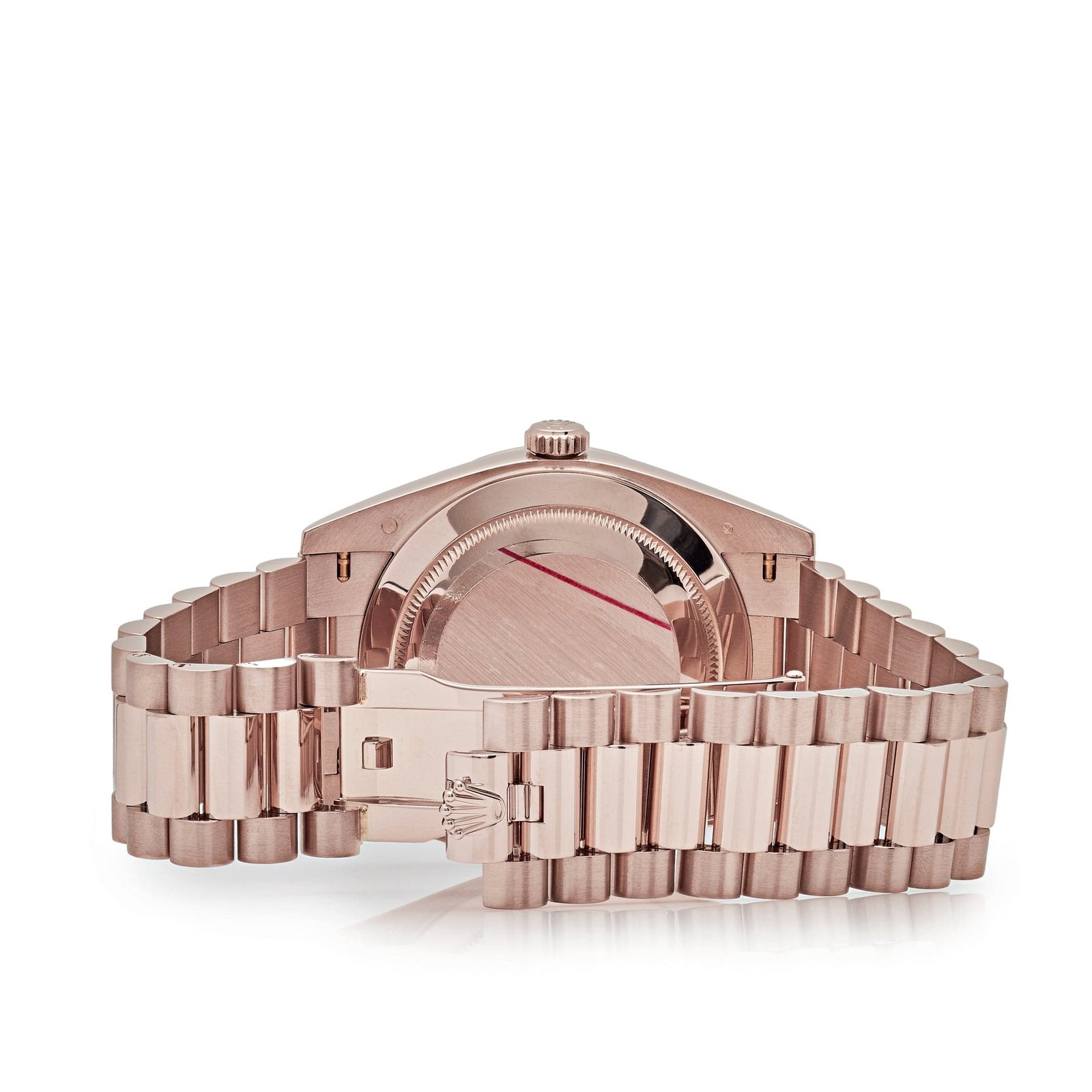 R01ex Day-Date 40 228235 Rose Gold Sundust Roman Dial
