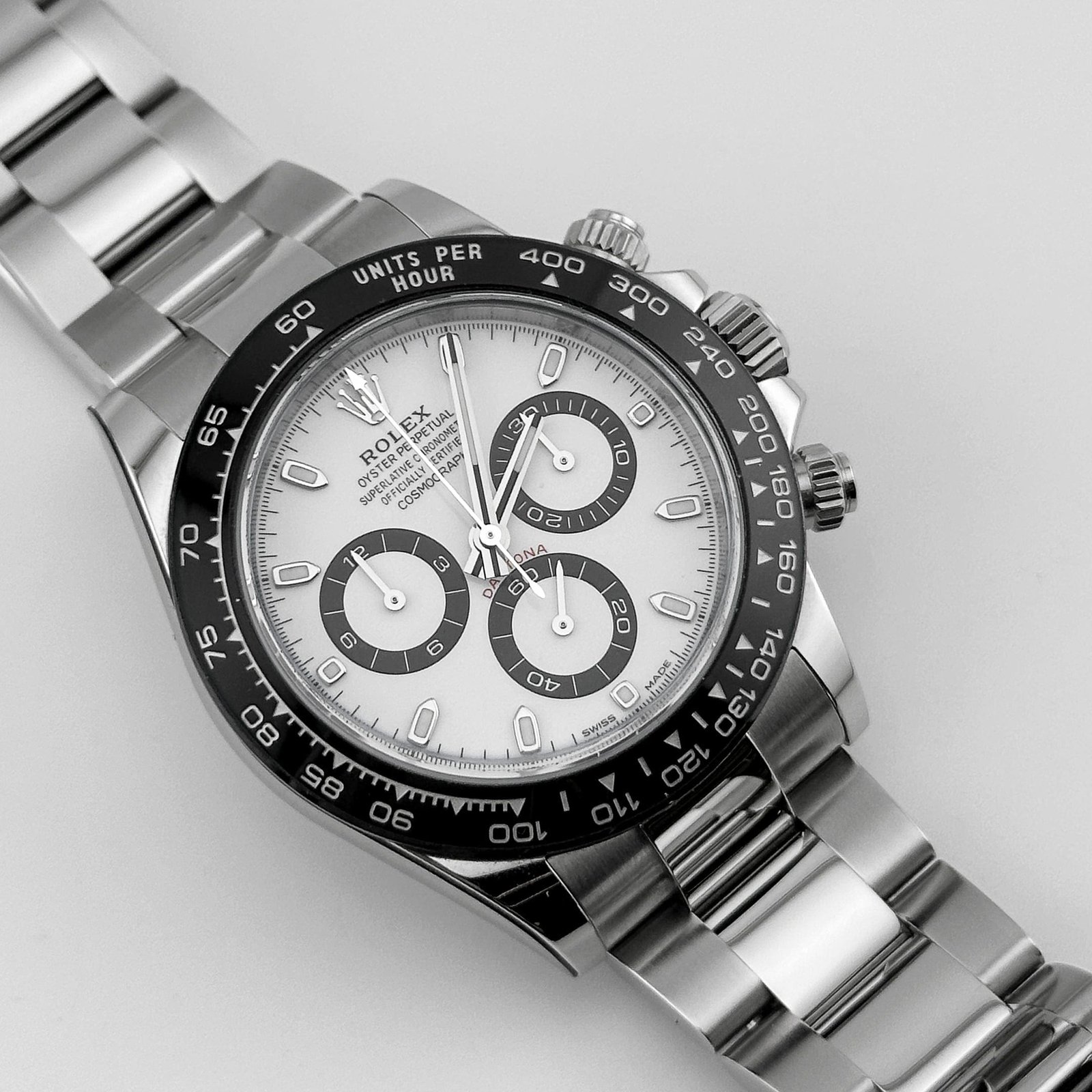 R01ex Daytona 116500LN Stainless Steel White Panda Dial (2022)