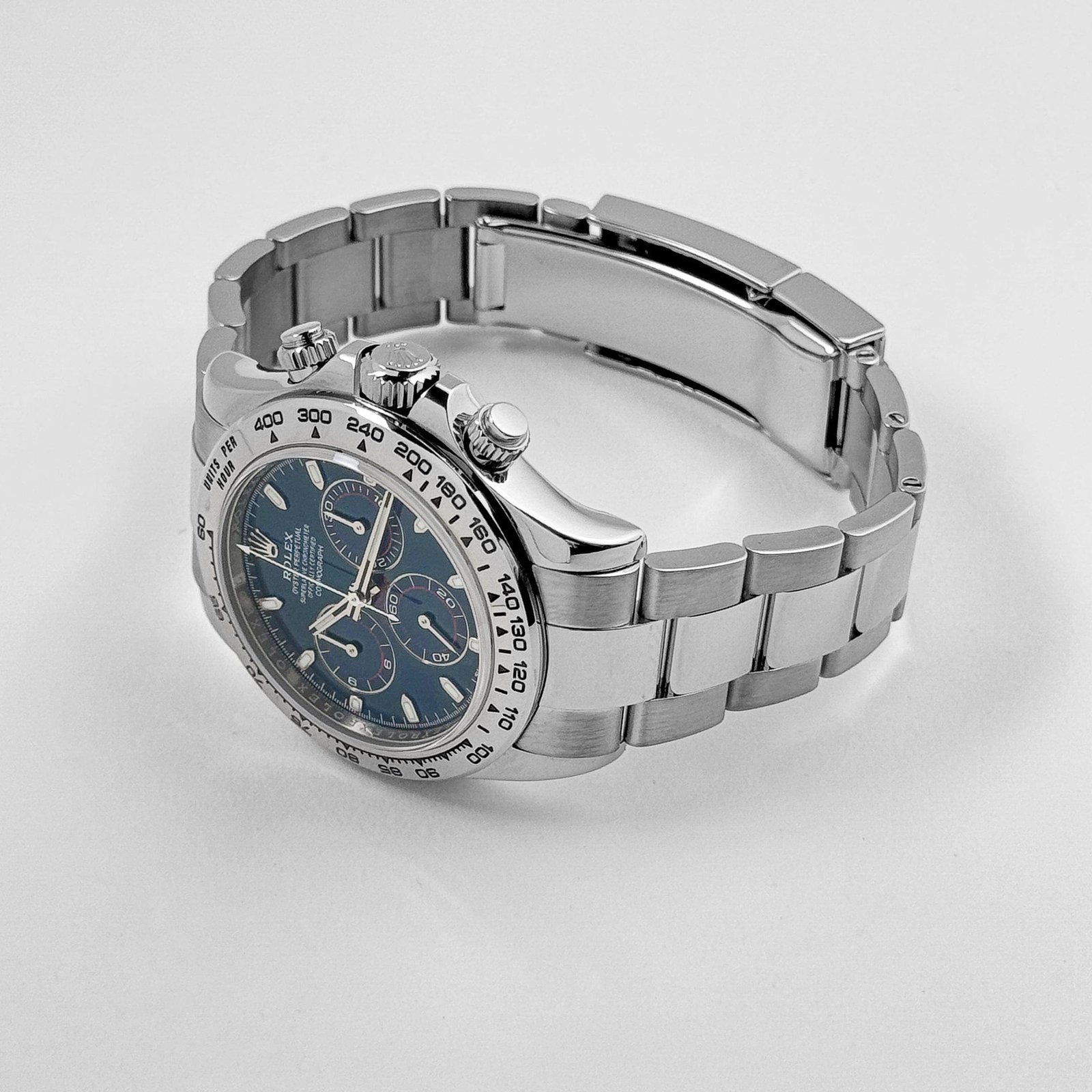 R01ex Daytona 116509 White Gold Blue Dial (2022)