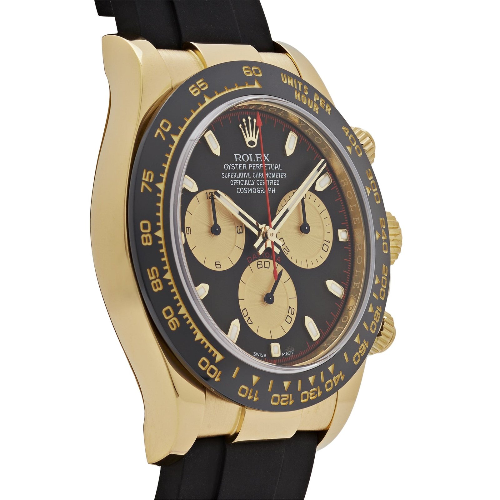 R01ex Daytona 116518LN ‘Paul Newman’ Yellow Gold Black Dial (2022)