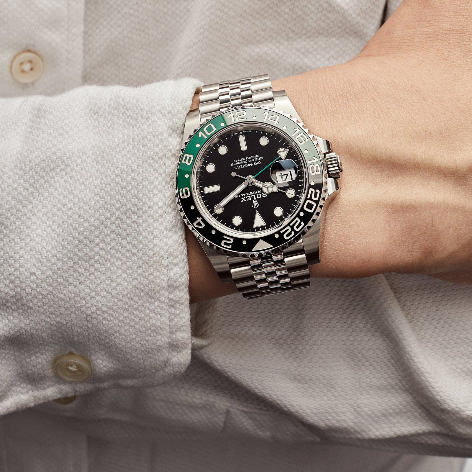 R01ex GMT-Master II 126720VTNR ‘Sprite’ Lefty Stainless Steel Jubilee (2023)