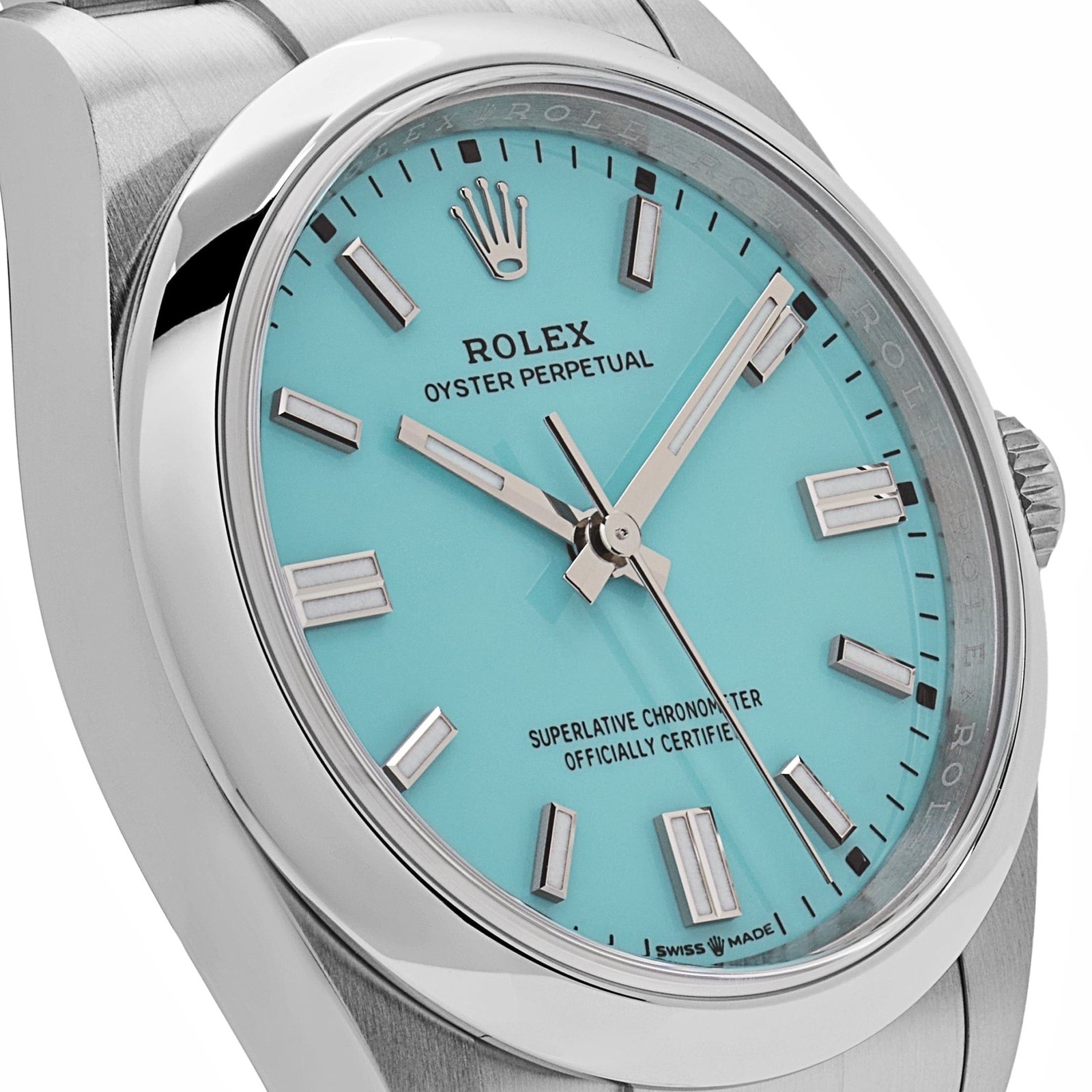 R01ex Oyster Perpetual 36 126000 Stainless Steel Baby Blue Dial (2024)