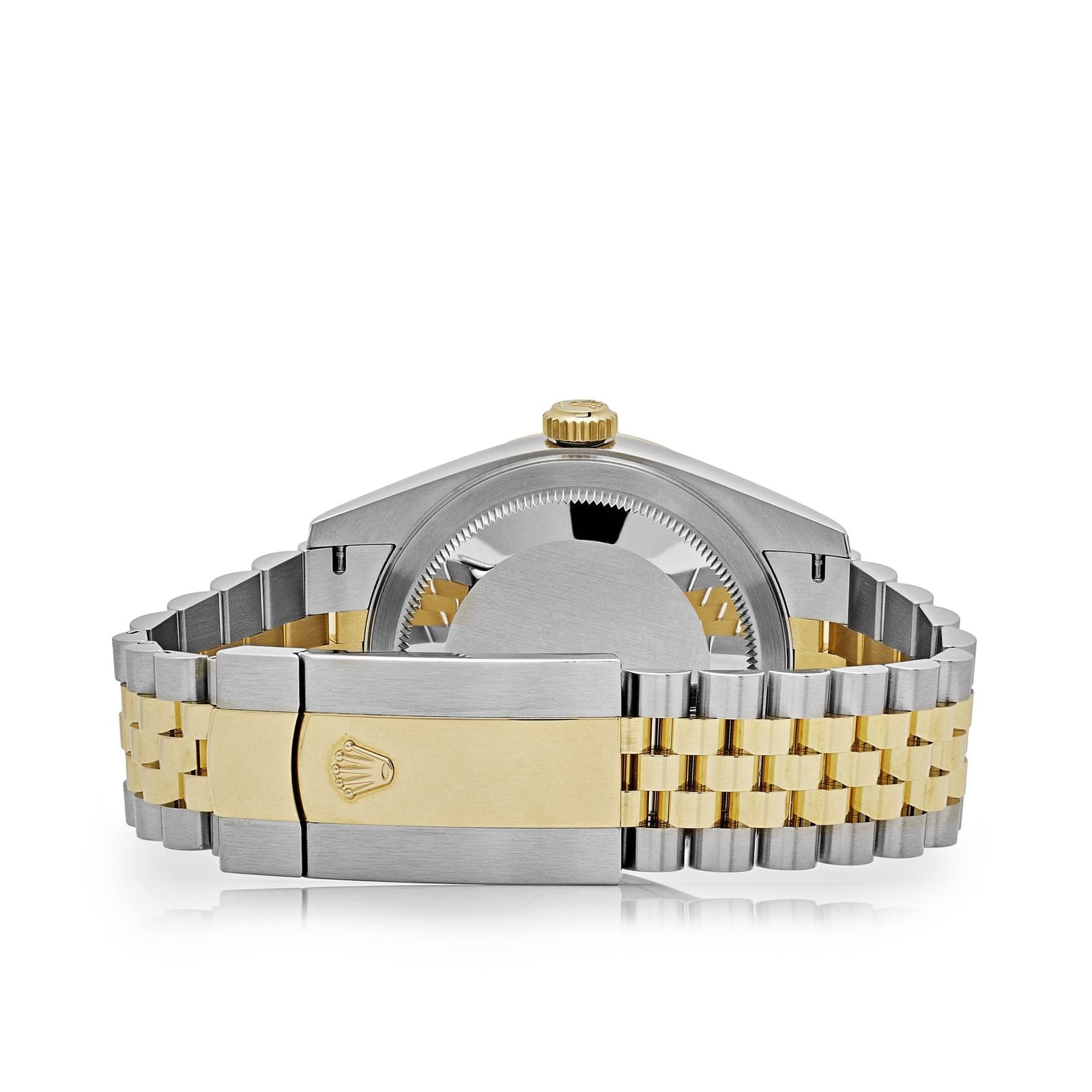 R01ex Sky-Dweller 326933 Stainless Steel Yellow Gold Jubilee Black Dial
