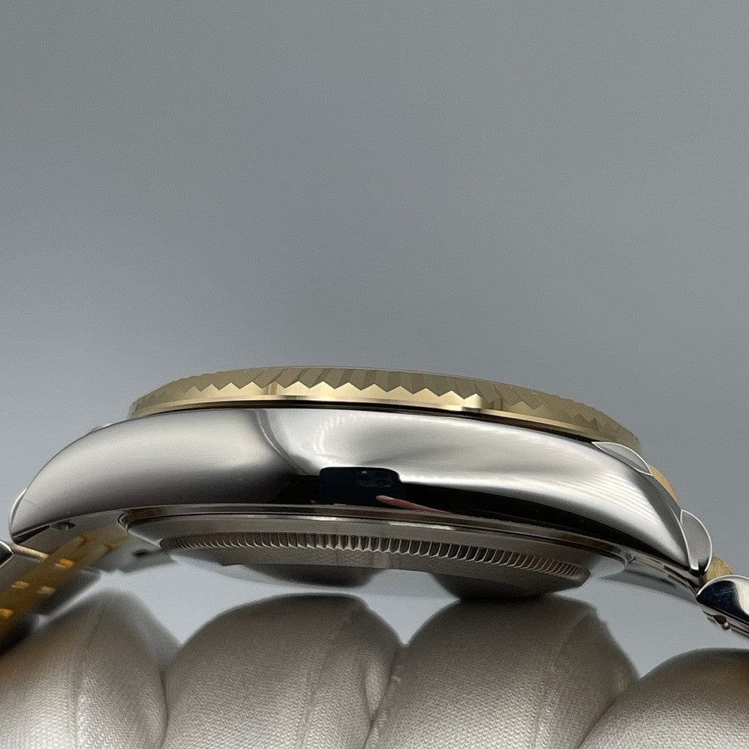 R01ex Sky-Dweller 326933 Stainless Steel Yellow Gold Champagne Dial
