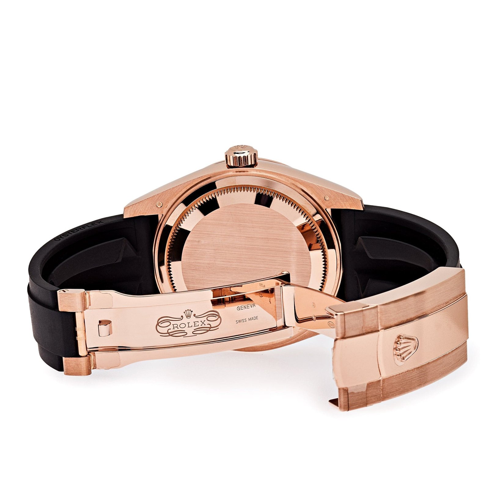R01ex Sky-Dweller 326235 Rose Gold Brown Chocolate Dial Oysterflex
