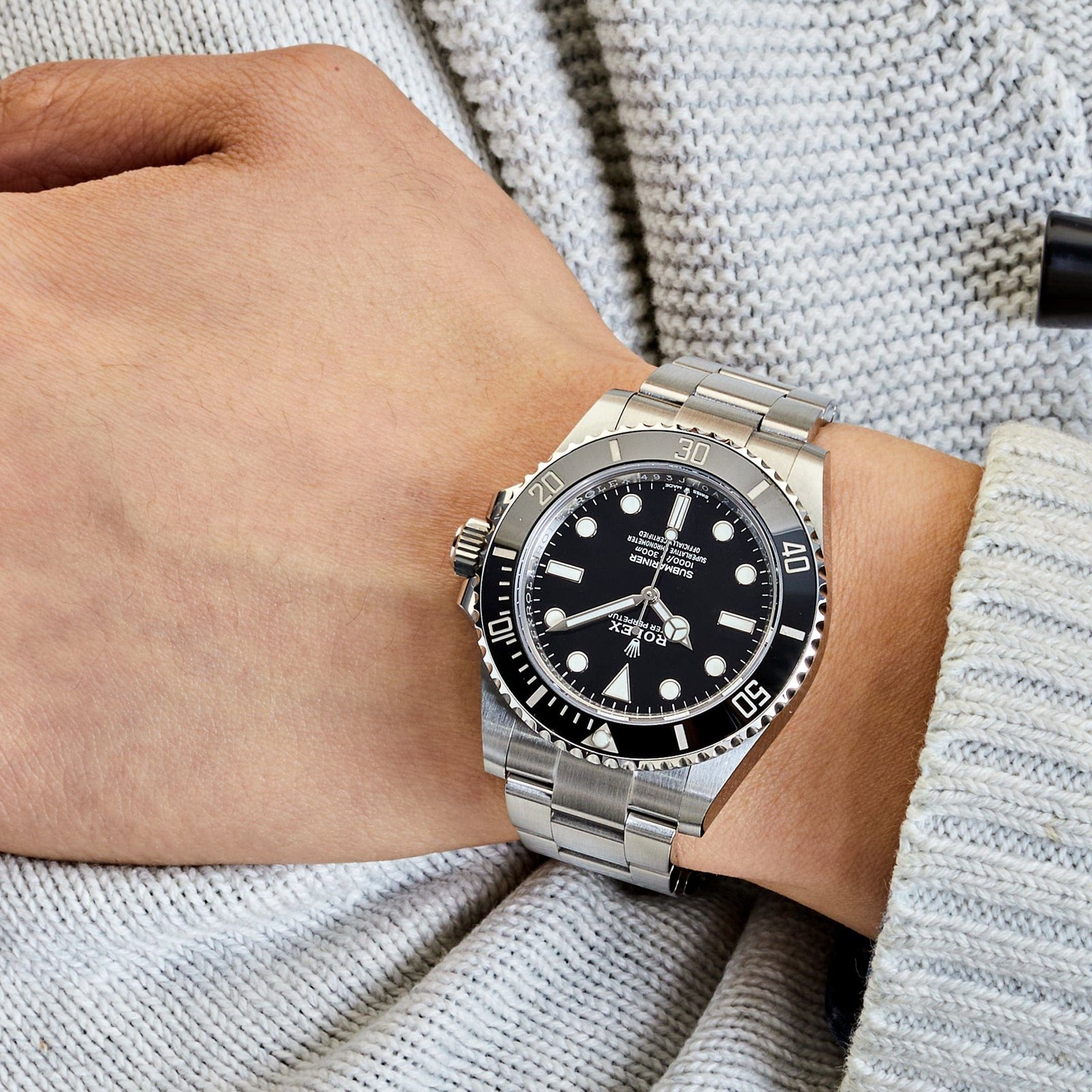 R01ex Submariner 124060 Stainless Steel Black Dial (2024)