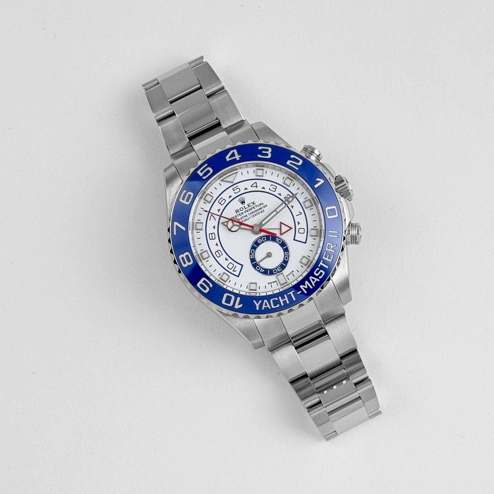 R01ex Yacht-Master II 116680 Stainless Steel White Dial (2021)
