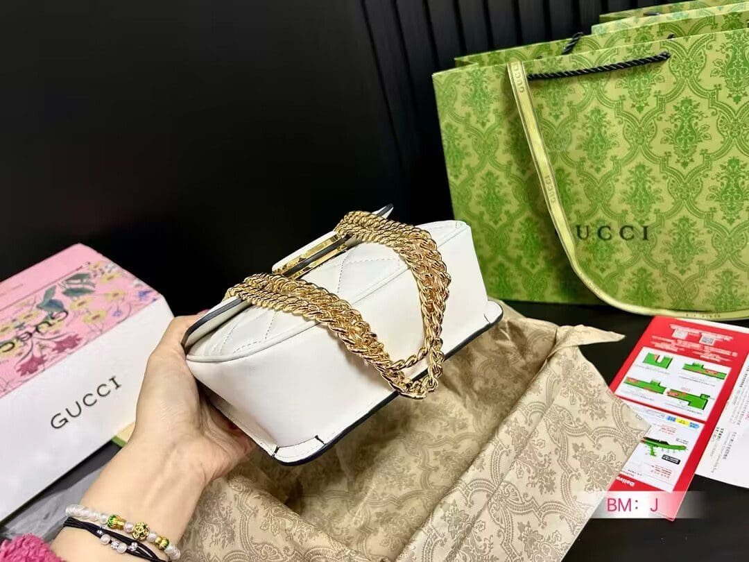 Gvc*1 DECO MINI SHOULDER BAG White