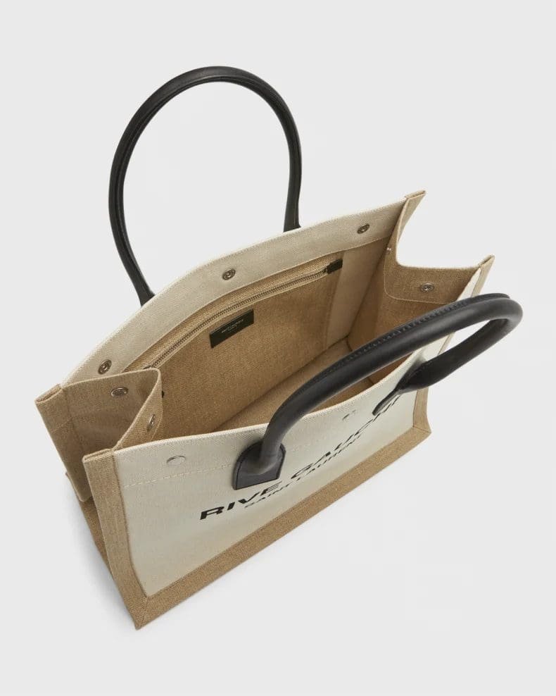 Sa1nt Lau*nt Rive Gauche Small Tote in Canvas