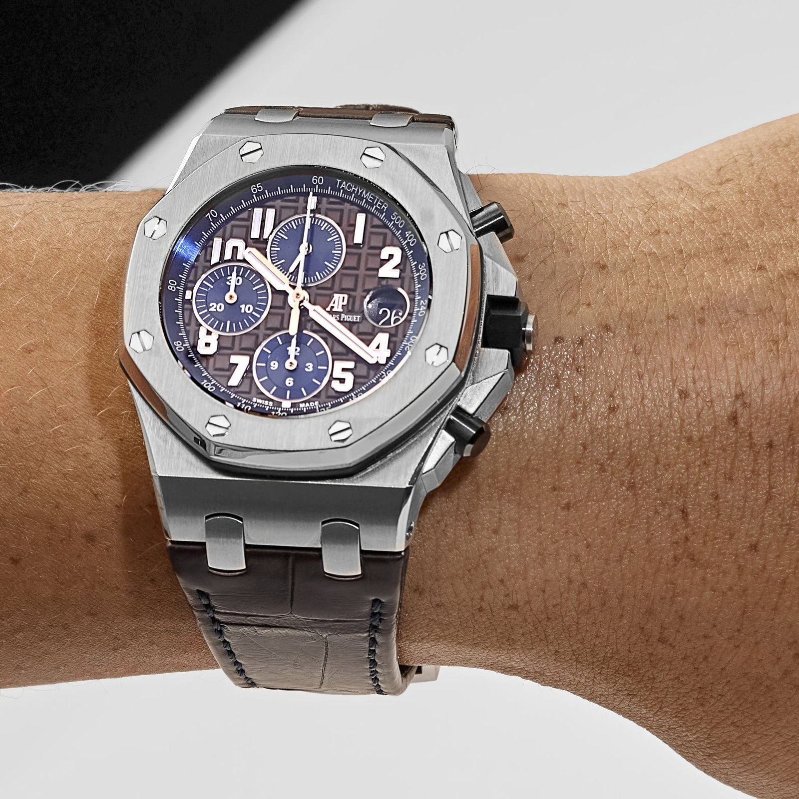 Audemars P1g*et Royal Oak Offshore Chronograph 26470ST.OO.A099CR.01.A Selfwinding Stainless Steel Brown Dial